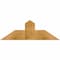 Ekena Millwork Portland Rough Sawn Timber Gable Bracket, Western Red Cedar, 36"W x 12"H x 6"D x 6"F, 8/12 Pitch GBW036X12X0606POR00RWR - alternate 1